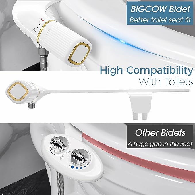 BIGCOW Ultra-Slim Bidet Attachment