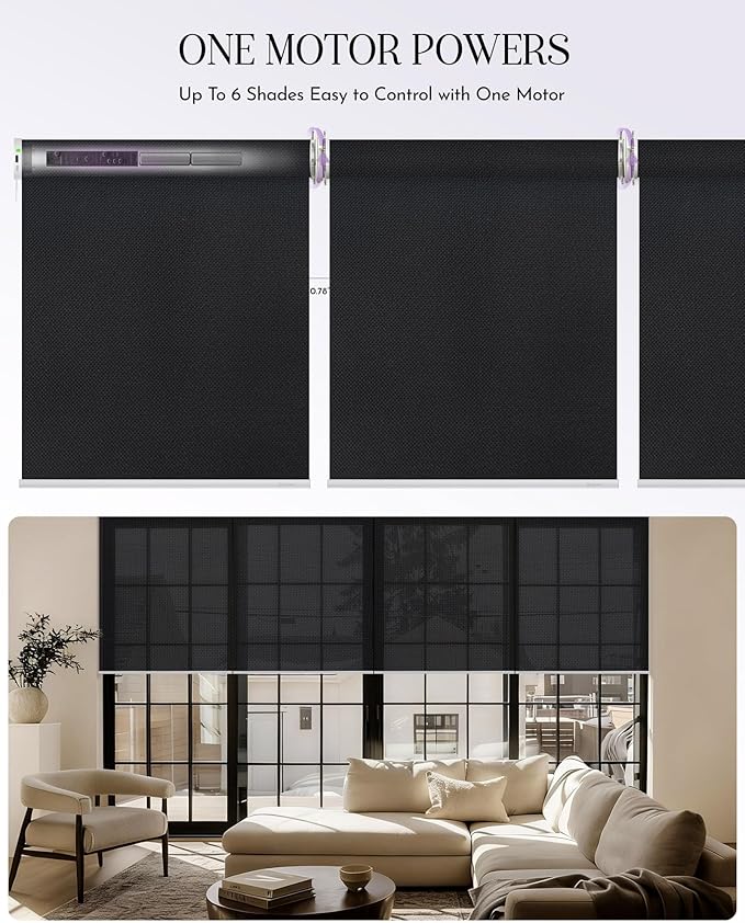 Graywind Smart Coupled Roller Shades Compatible