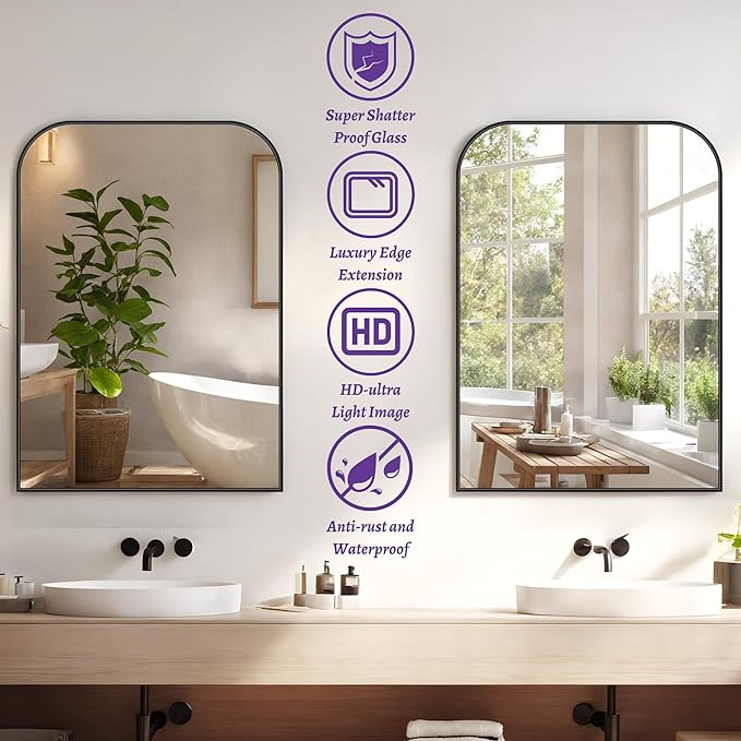 Bathroom Mirror, Wall Mirrors, Bathroom Vanity Mirror