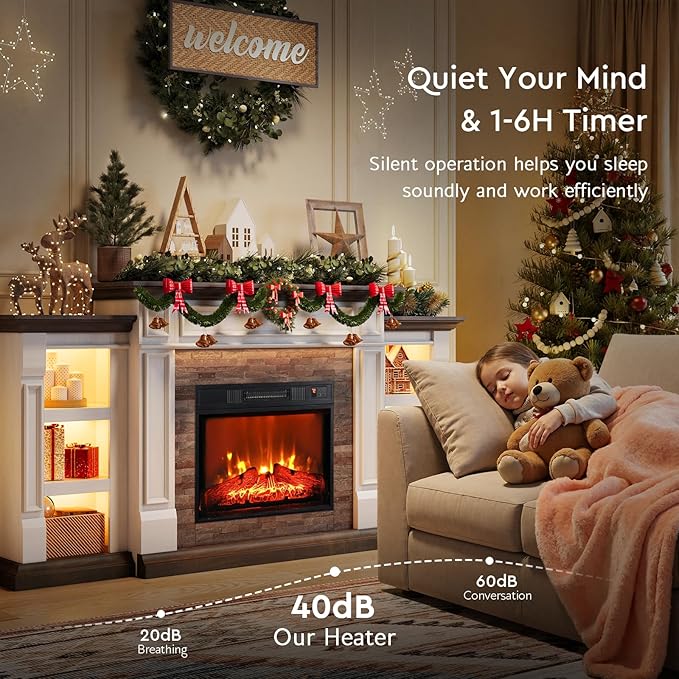 LGHM 72" Electric Fireplace
