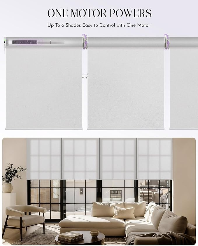 Graywind Smart Coupled Roller Shades Compatible
