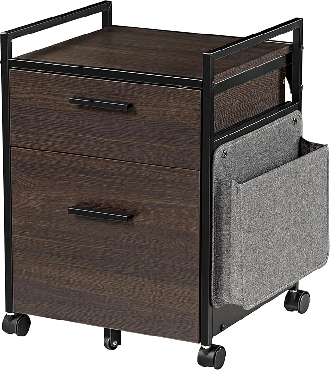 EUREKA ERGONOMIC 2-Drawer Mobile File Cabinet