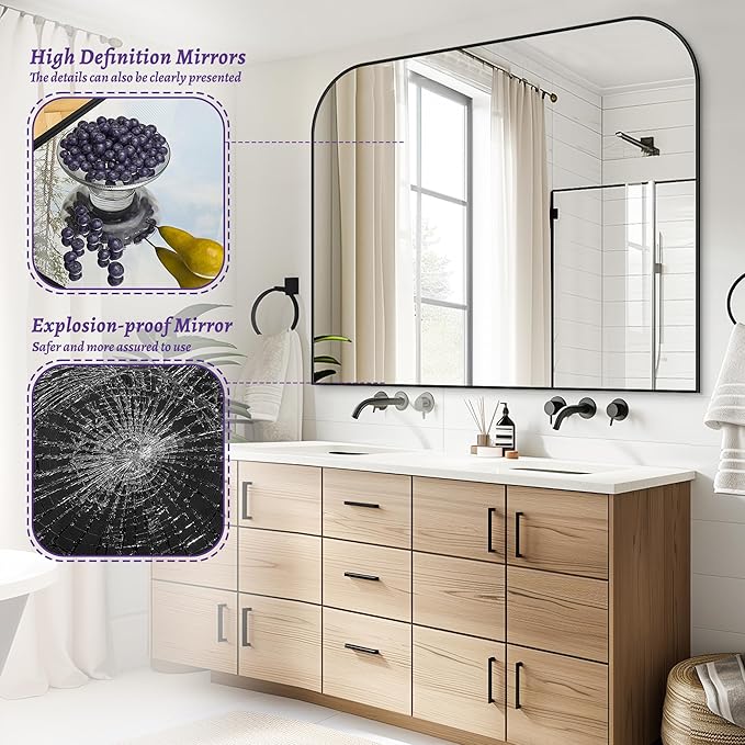 Bathroom Mirror, Wall Mirrors, Bathroom Vanity Mirror