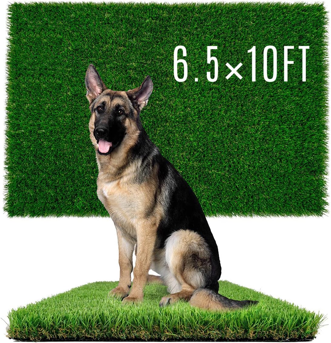 Fake Grass for Dog to Pee on Artificial Grass for Turf Mats for Puppy Training Dogs Pee Pads Extra Large for Dogs 6.5x10FT Dog Supplies Reusable