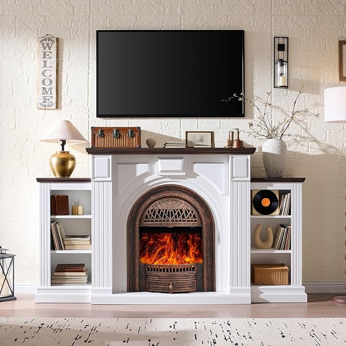 Farmhouse Electric Fireplace