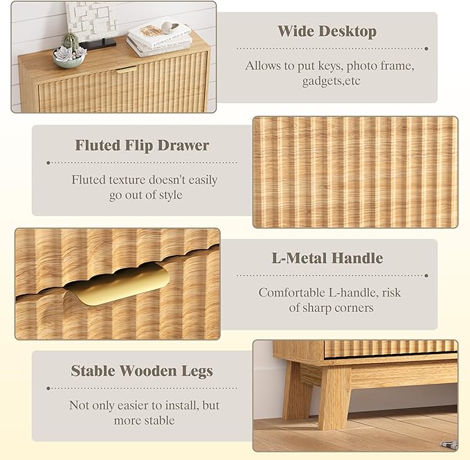 Shoe Cabinet Storage for Entryway