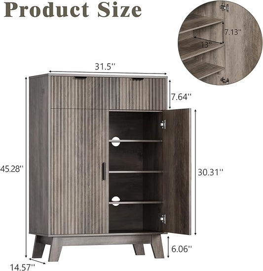 Shoe Cabinet Storage for Entryway