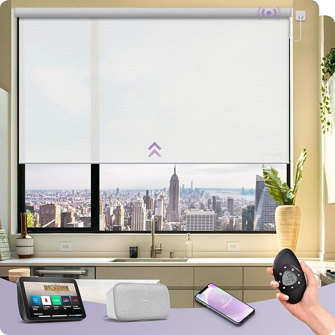 Graywind Motorized Roller Shades Compatible