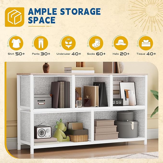 DWVO 5 Dresser for Bedroom, Storage Dresser