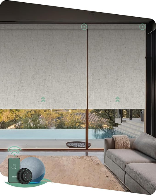 Yoolax Motorized Blinds with Remote, Smart Blinds