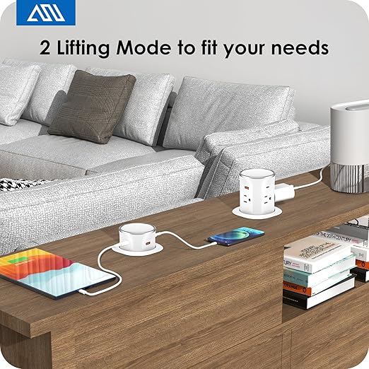 ANNQUAN Motorized Pop Up Countertop Receptacle