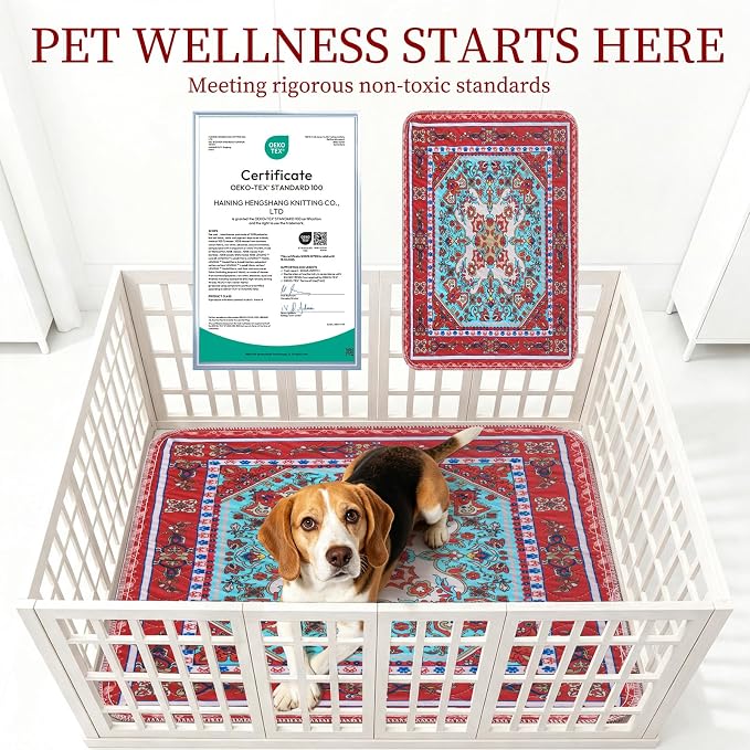 Homimp Washable Pee Pads for Dogs, 2 Pack Reusable Puppy Pads Waterproof, Absorbent and Leakproof Dog Pee Pads, Non Slip Puppy Training Pads, Pet Mat for Floor, Crate, Couch, Whelping,Brown, 36"x41"