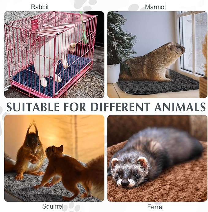 4 Pack Self Warming Cat Pads Self Heating Cat Mat Washable Homeless Dogs Thermal Pads Kennel Pad Reflects Body Heat Warm Crate Bed Mat for Indoor Outdoor Pet(Mixed Colors,16 x 20 Inch)