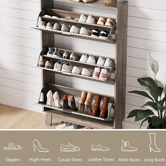 Shoe Cabinet Storage for Entryway