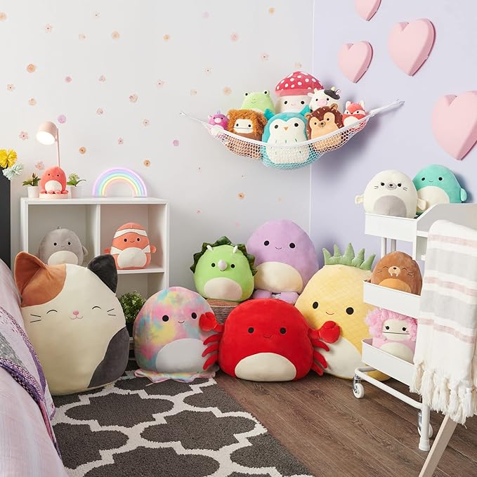 Squishmallows Original 8-Inch Limell Frog with Blue Spots Holding Popsicle - Official Jazwares Plush