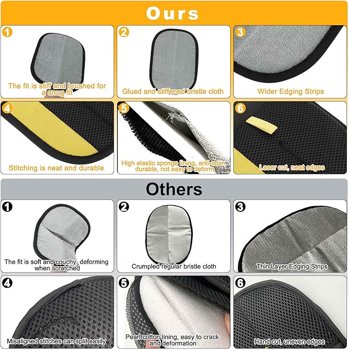 Pet Hair Remover Gloves, Advanced Static-Adhesive Pet Hair Removal Gloves, Reusable Cat Dog Hair Remover Mitt, Pet Grooming Glove for Shedding, 2 PCS