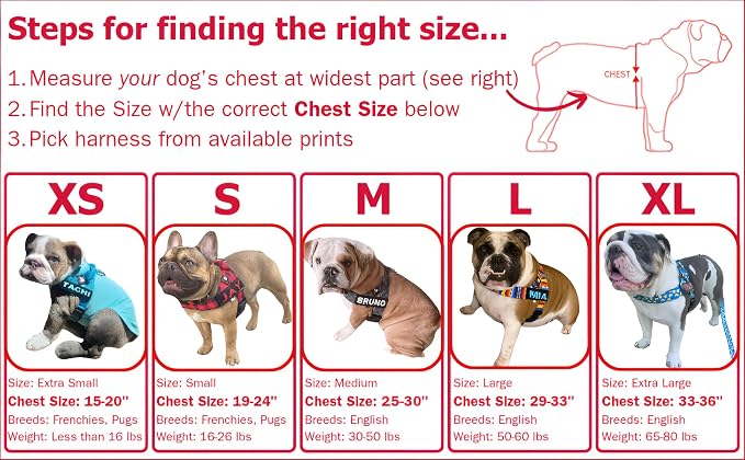 Adjustable Dog Harness– No Pull, No Choke – for English Bulldogs, French Bulldogs, Pugs & Broad-Chested Breeds – Easy, Safe Walks (Olive Green, Small)