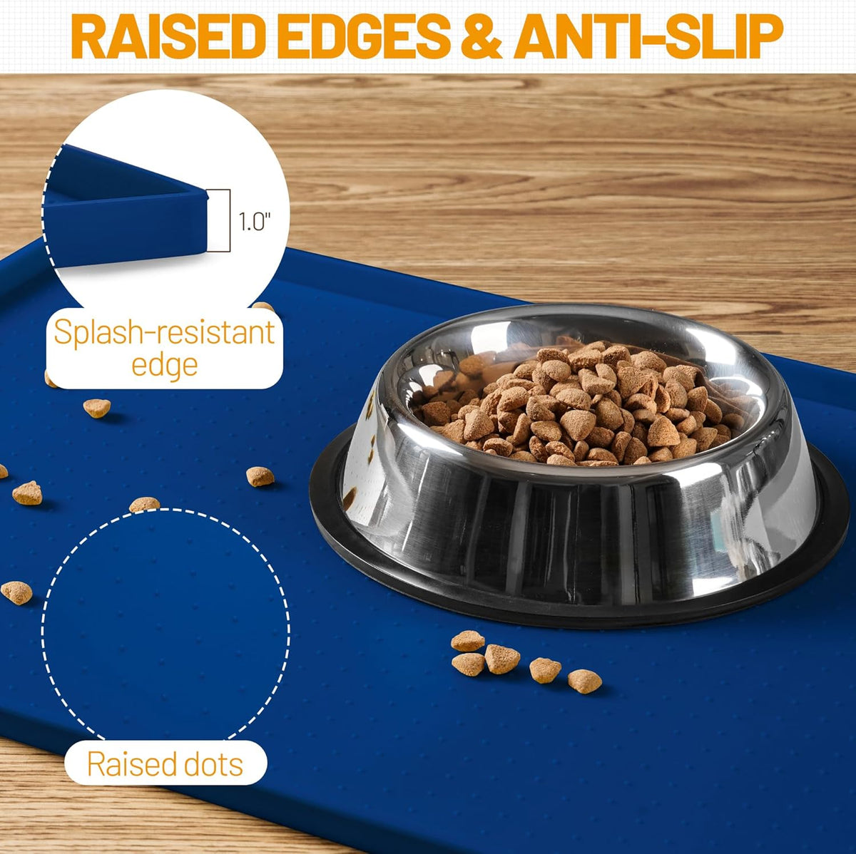 Hubulk Dog Feeding Mat. Everyday comfort that fits naturally into your space.