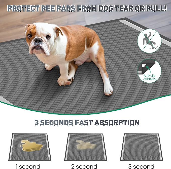 36"x36" Activated Charcoal Pee Pads for Dogs , 150 Count, Extra Large, Super Absorbent, Leakproof and Odor Resistant, Disposable Puppy Pads, Pet Training Pads, Potty Pads