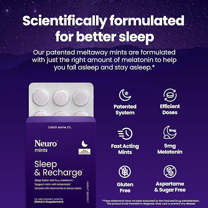 Neuro Sleep & Recharge Meltaway Mints