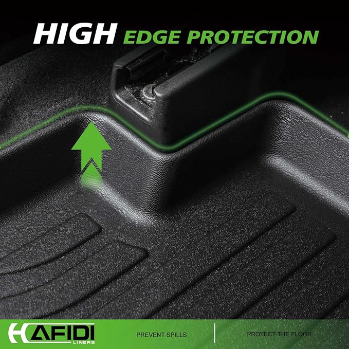 All Weather Car Floor Mats & Cargo Liner for Honda HR-V 2023 2024 2025 2026 2027/HR-V Hybrid 2023 2024 2025 2026 2027 Custom Fit Full Set Accessories - Black
