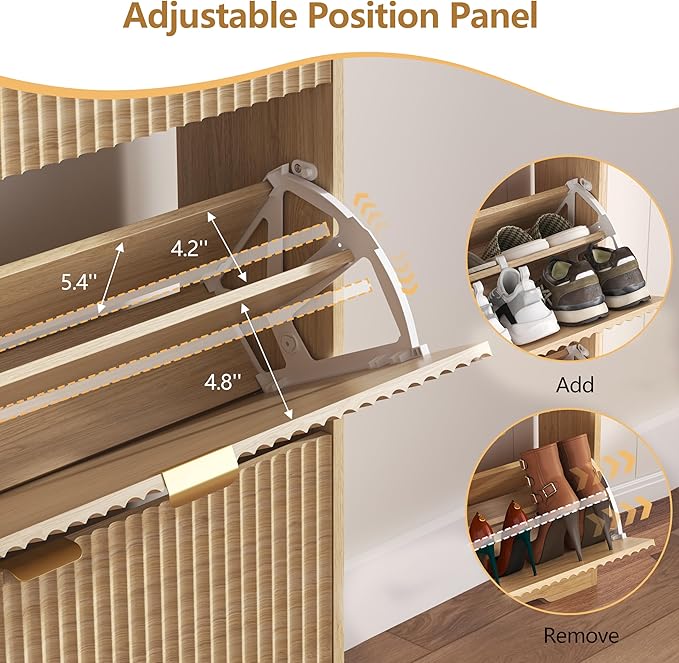 Shoe Cabinet Storage for Entryway