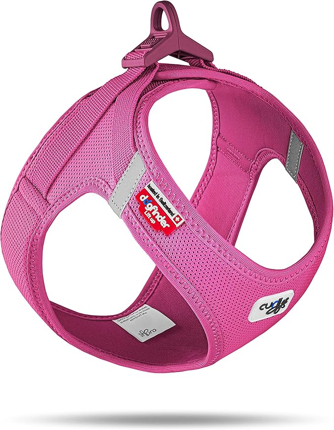 Vest Harness curli Clasp Air-Mesh Fuchsia S