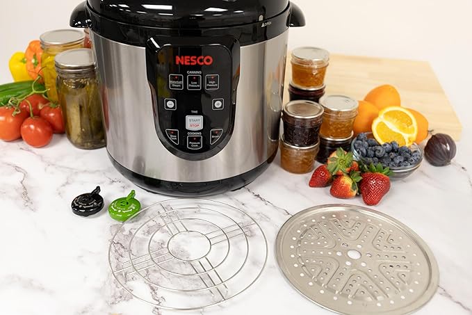 Nesco NPC-9 Smart Electric Pressure Cooker and Canner, Stainless Steel