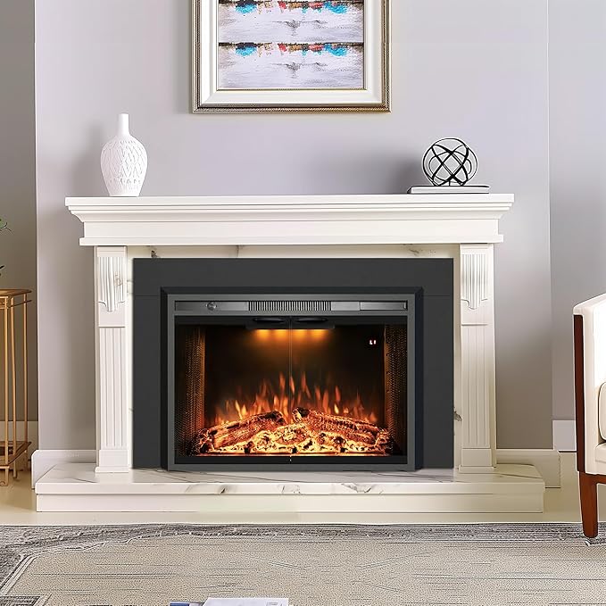 Trim Kit Designed for 40" Electric Fireplace Insert