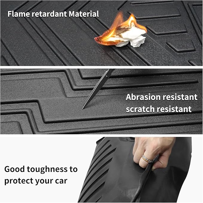Custom for 2023-2025 2026 Honda CRV (Non Hybrid) Cargo Mats Lower Trunk Liner All Weather TPE Protection Mat Accessories (for 2023-2025 Honda CR-V Lower Trunk Mats