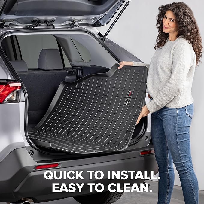 WeatherTech Cargo Trunk Liner for Toyota 4Runner Hybrid, Behind 2nd Row (421831), Grey