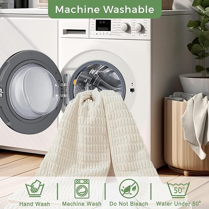 Washable Pee Pads for Dogs Puppy Pad, Cream White 40”x60” 1 Pack | High Absorbent Dog Pee Pad Leak Proof Cat Rugs, Reusable Non Slip Pet Mat, Wee Wee Pads for Training, Crate and Floor