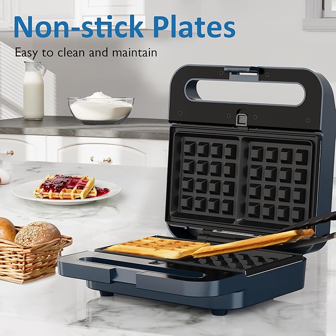 Sandwich Maker Panini Press Grill, 3 in 1 Electric Waffle Maker