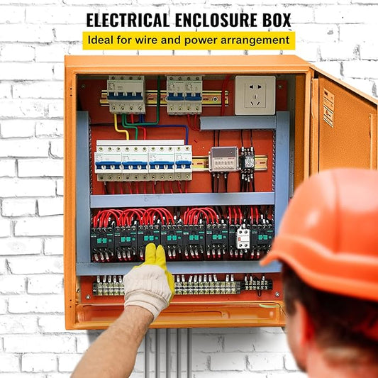 VEVOR Electrical Enclosure, NEMA 4 Outdoor Enclosure, IP65 Waterproof &