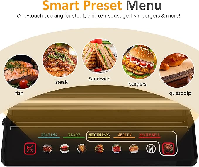 Sunvivi Indoor Grill & Griddle