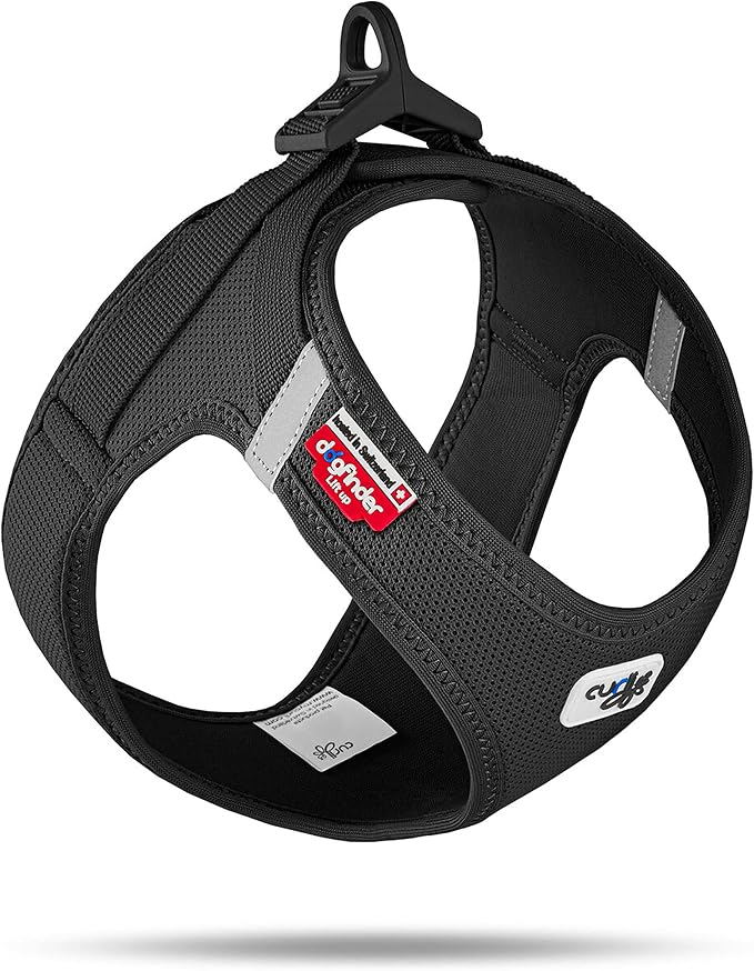 Vest Harness curli Clasp Air-Mesh Black L