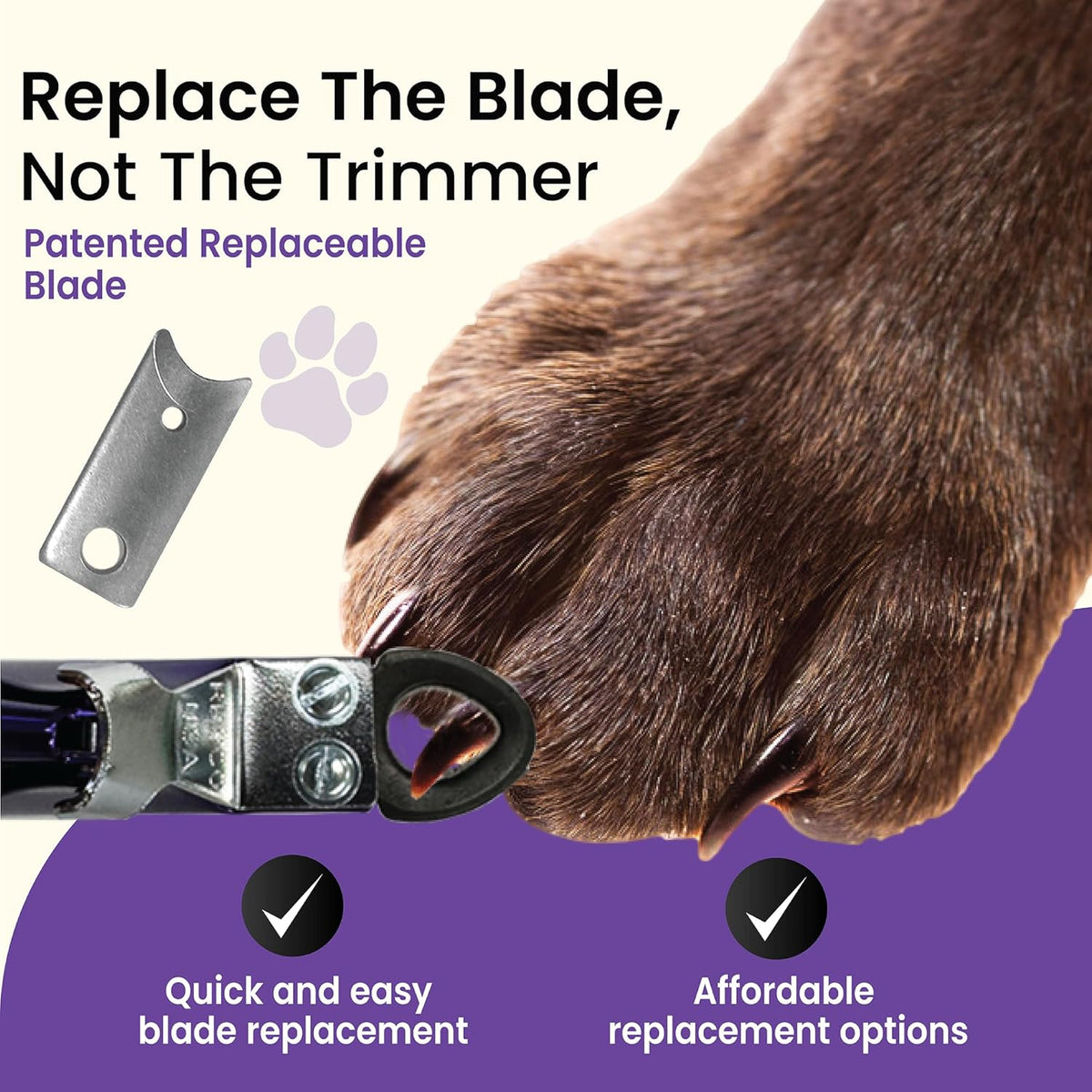 Resco Original Deluxe Dog, Cat, and Pet Nail/Claw Clippers. Best USA-Made Trimmer, More Colors & Sizes