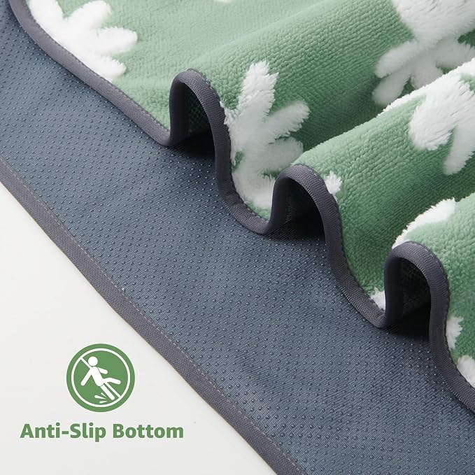 LOOBANI Washable Puppy Pads, Reusable Dog Pee Mat 36"x24", 2 Pack | Super Absorbent, Waterproof, Leakproof, Non-Slip, Soft For Playpen, Crate, Potty Training, Floors