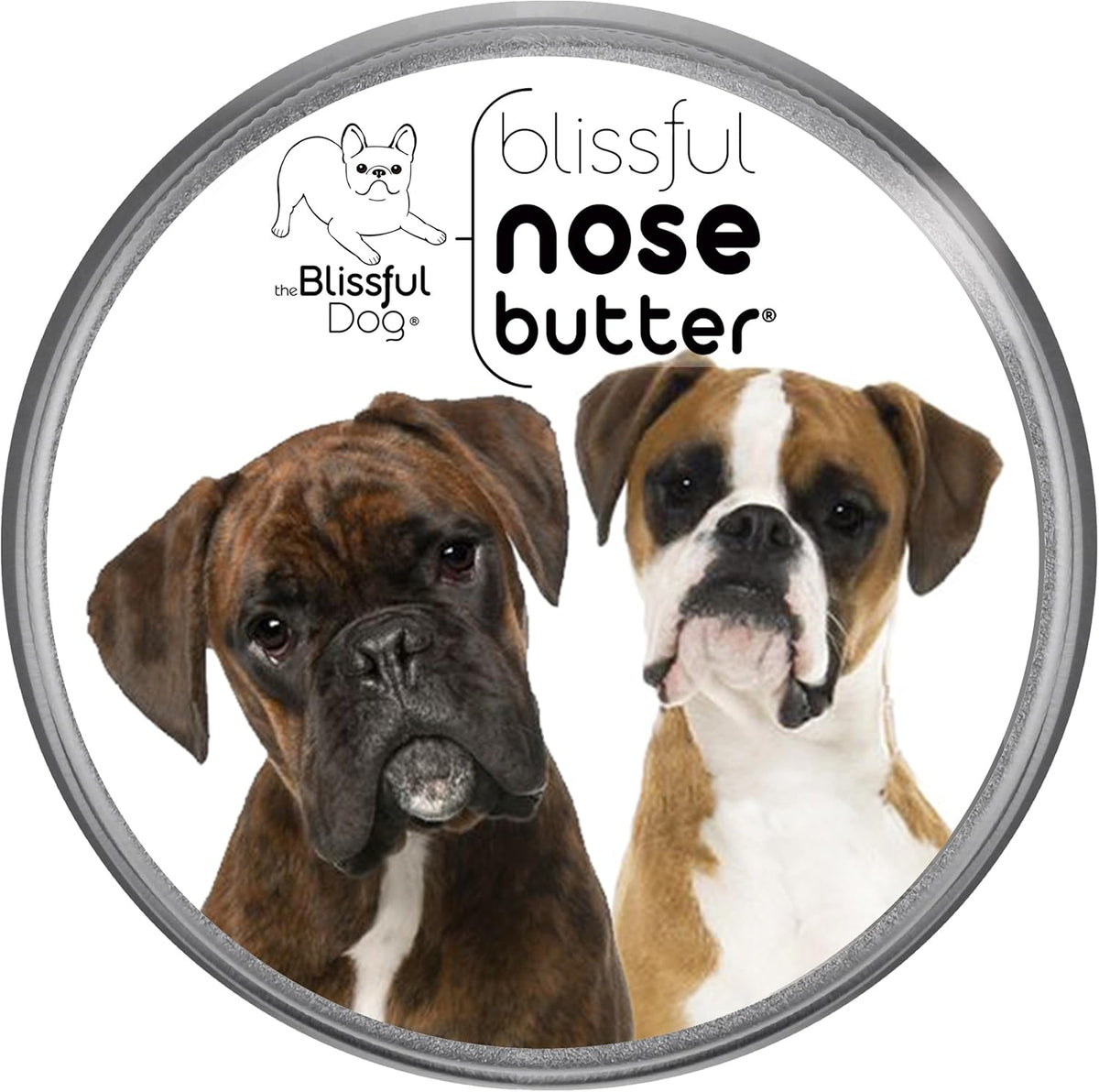 The Blissful Dog Boxer Duo Unscented Nose Butter, 2-Ounce