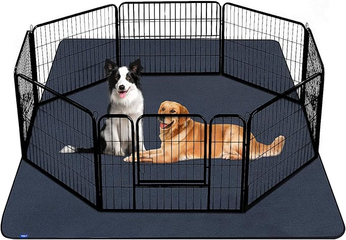 Sunsleek 48"x65" Washable Pee Pads for Dogs Extra Large Non-Slip Puppy Pads | Reusable Waterproof Pet Training Mats, Super Absorbent, for Quick-Dry Whelping Pads & Incontinence for Playpen, Crate, Floor