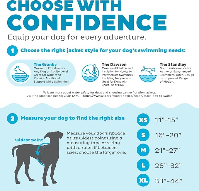 Outward Hound Granby Splash Dog Life Jacket, High-Buoyancy Dog Life Vest for Swimming, Boating, and Water Safety, XL, Orange