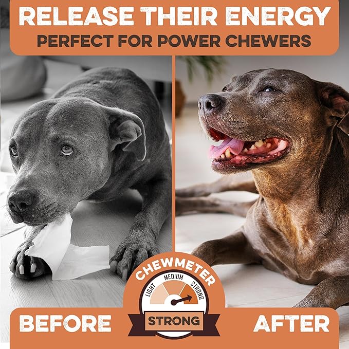 Premium Beef Cheek Rolls for Dogs 5-7" - (10-Pack) Long Lasting, Safe & Natural Rawhide Alternative Chews, Ideal for Large Dogs & Aggressive Chewers, Supports Dental Health & Digestion