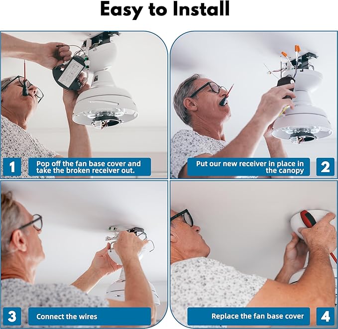 LPHUMEX Ceiling Fan Light Remote Control Kit