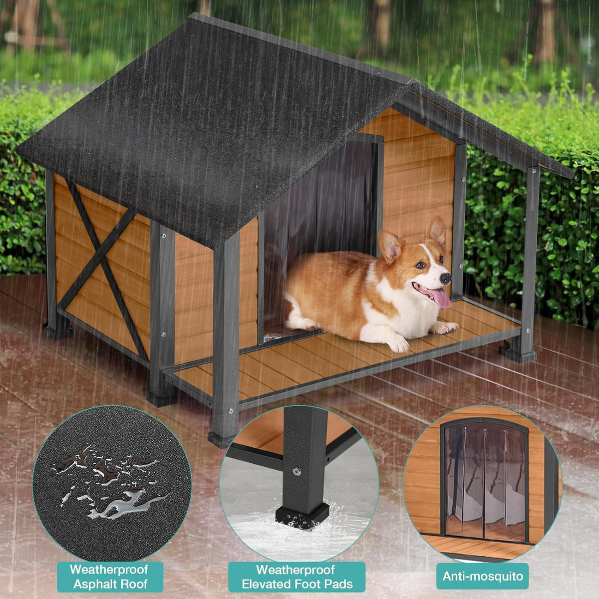 Outdoor Dog House. Everyday comfort that fits naturally into your space.