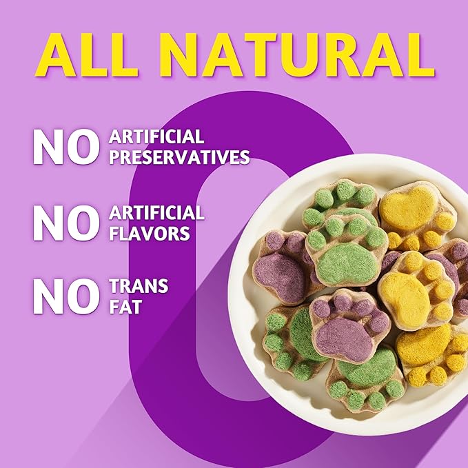 Just Try 6.35 oz Freeze Dried Cat Paw Treats Healthy Dog Training Treats High Protein Chicken Cat Snacks Low Calorie Pumpkin Treats Supports Immunity & Gut Healthy