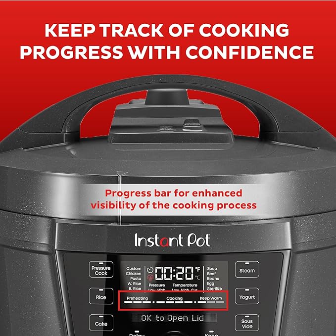 Instant Pot RIO Wide Plus, 9-in-1 Electric Pressure Cooker, 35% Larger Cooking