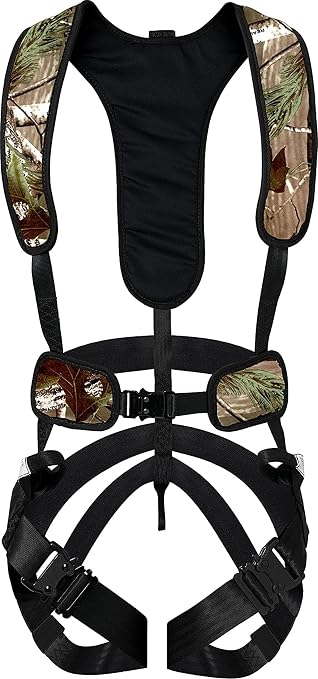 Hunter Safety System X-1 Bow-Hunter Harness for Tree-Stand Hunting, Lightweight Comfortable Safe All-Season Great Mobility, Small/Medium, Camo