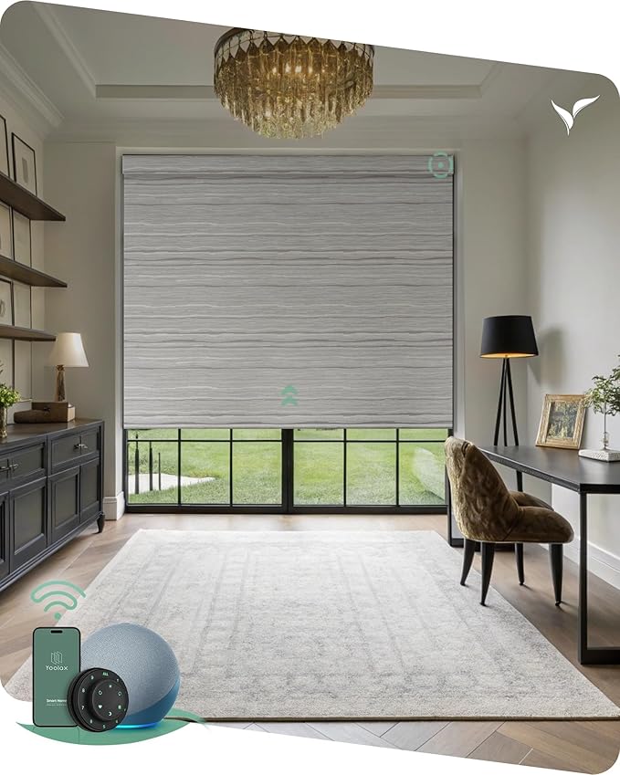 Yoolax Motorized Blinds with Remote, Smart Blinds
