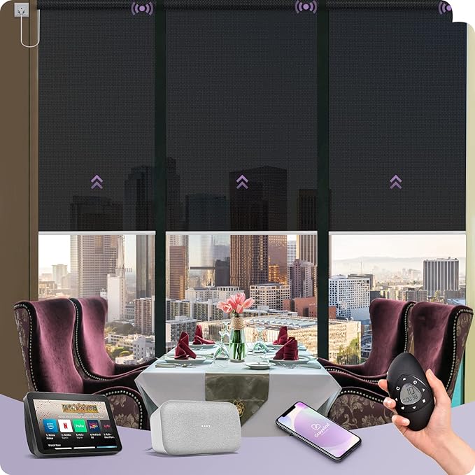 Graywind Motorized Solar Shades Compatible
