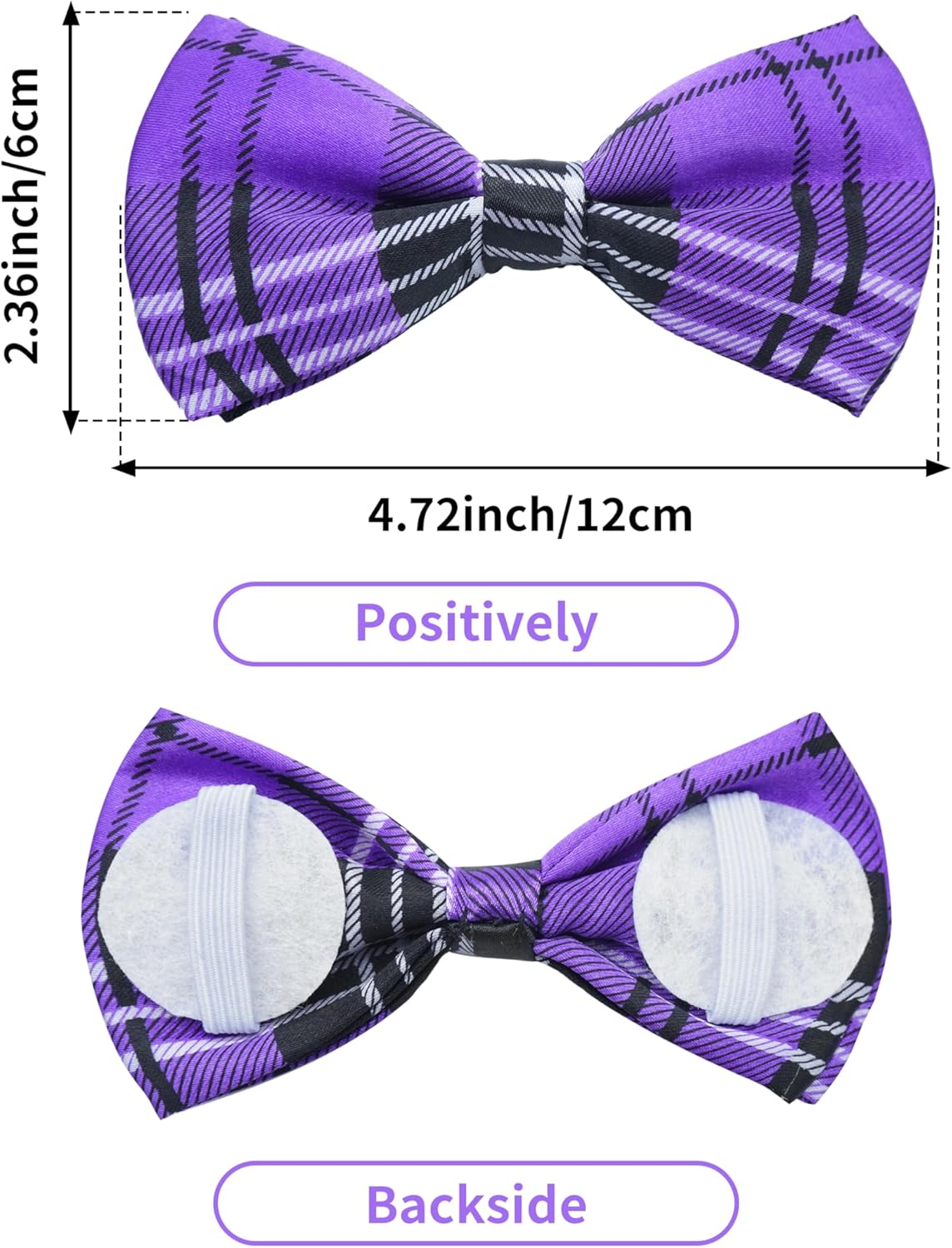 PET SHOW 8 Pack Plaid Big Dogs Collar Bow Ties for. A thoughtful pick for calmer daily routines.
